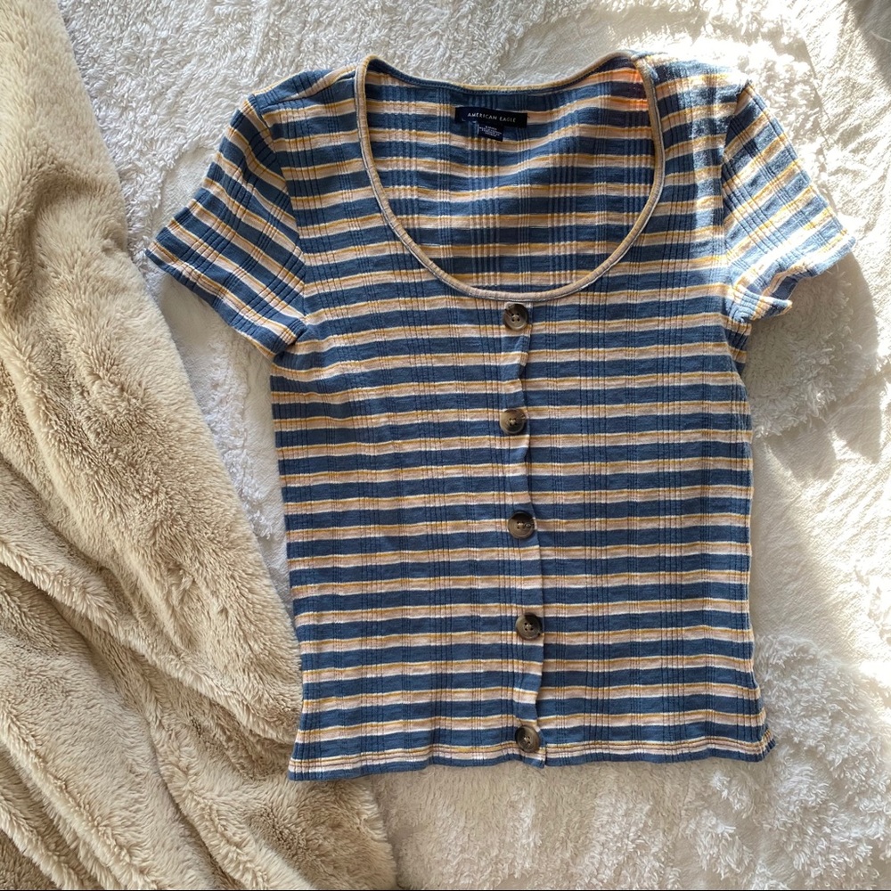 American Eagle Outfitters Striped Top